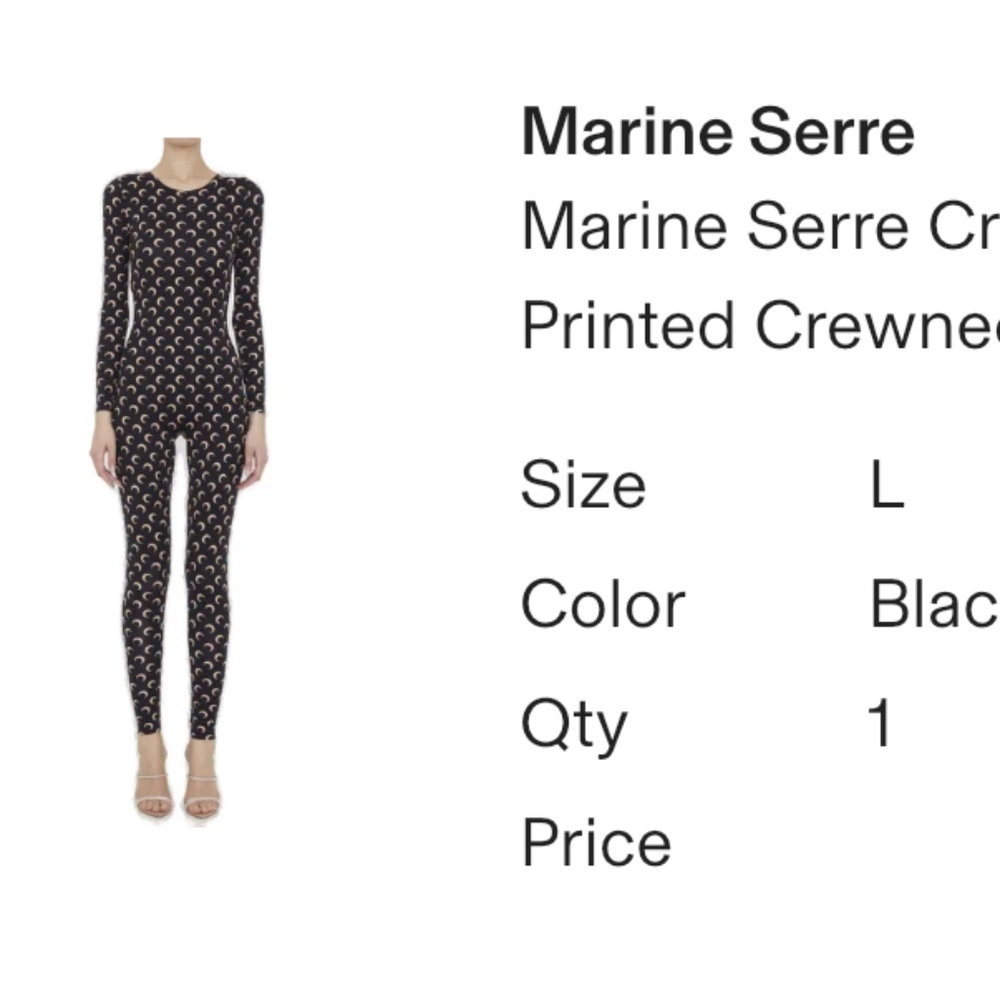 large Marine Serre jumpsuit